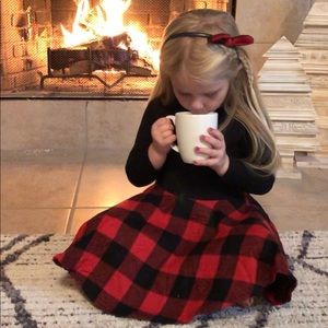 Sale!! ❤️ Black & Buffalo plaid dress